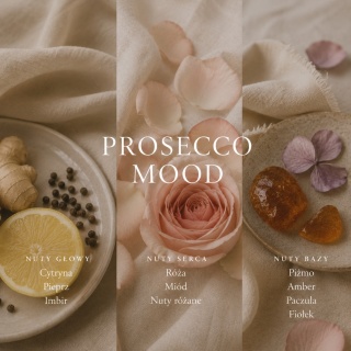 Dyfuzor zapachowy PROSSECO MOOD | Cytryna • Imbir • Ambra